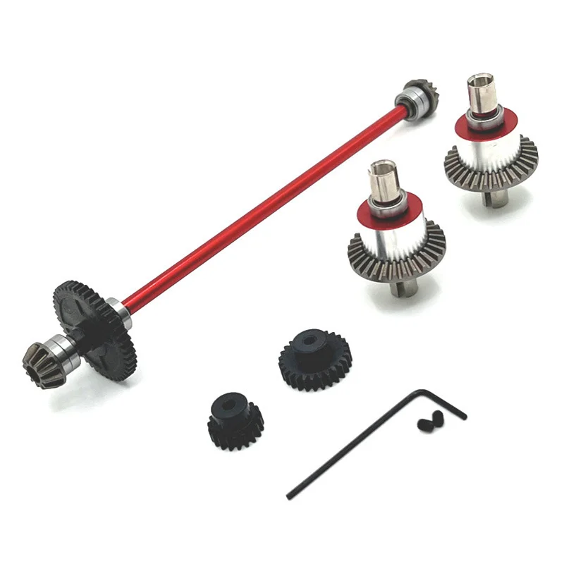 

Metal Upgraded Differential, Transmission Assembly, For WLtoys 1/14 144010 144001 144002 RC Car Parts