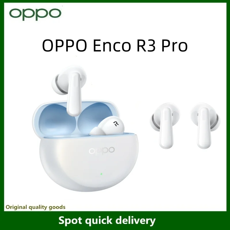 OPPO Enco R3 Pro wireless Bluetooth headset 49dB flagship noise reduction Reno13 universal 44h long battery life.