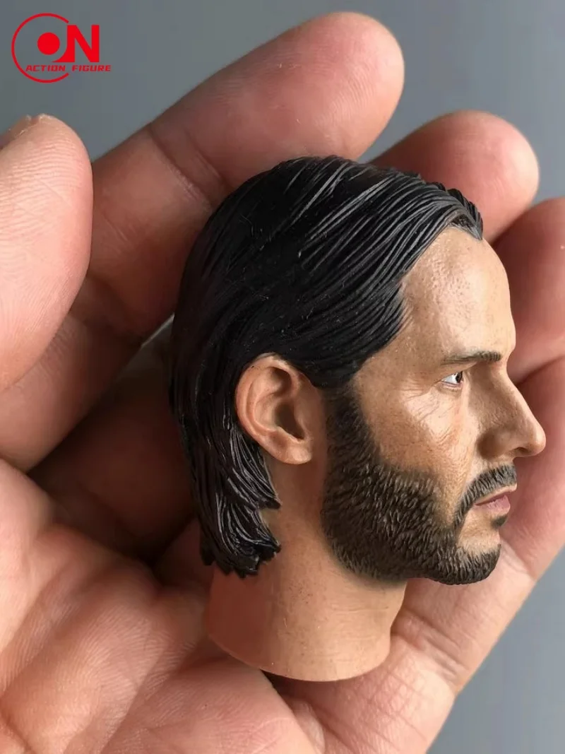 1/6 escala keanu reeves cabeça esculpida escultura modelo caber 12 polegada soldado masculino figura de ação bonecas colecionáveis modelo