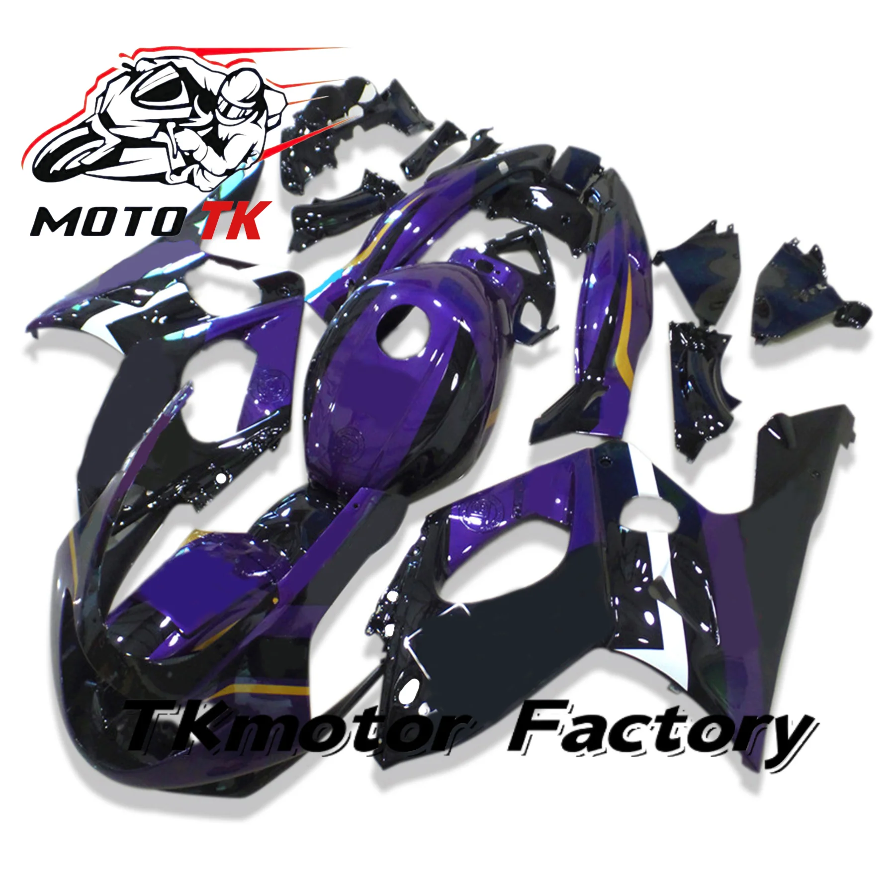 NEW ABS Motorcycle Whole Fairing kit fit for YZF600 1997-2007 year pour 98 99 00 01 02 03  bodywork full Fairings kit 04 05 0607