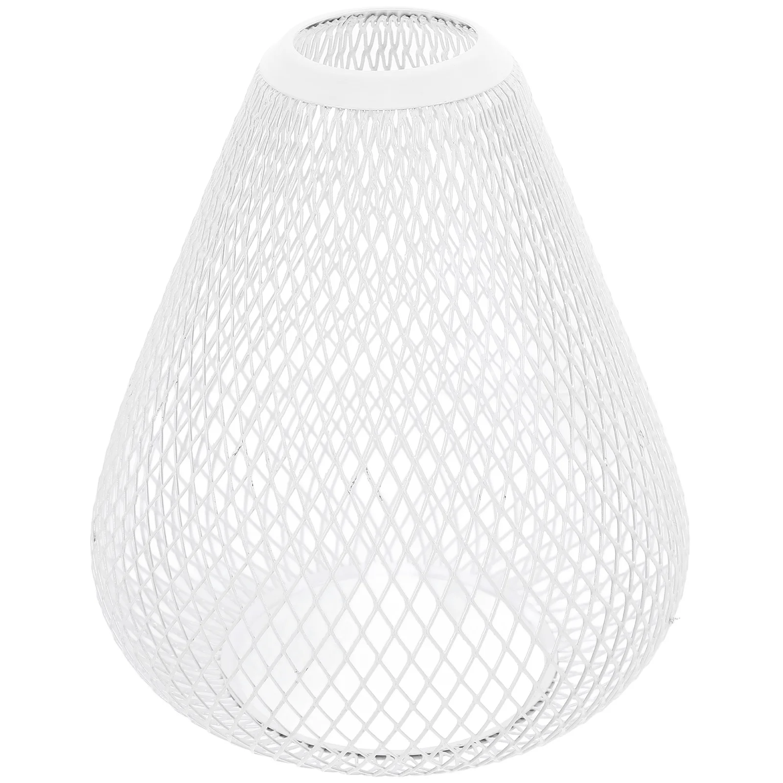 

Vintage Lamp Shade Metal Cage Pendant Light For Living Room Bedroom Ceiling Fan Rustic Wire Mesh Bulb Guard Industrial