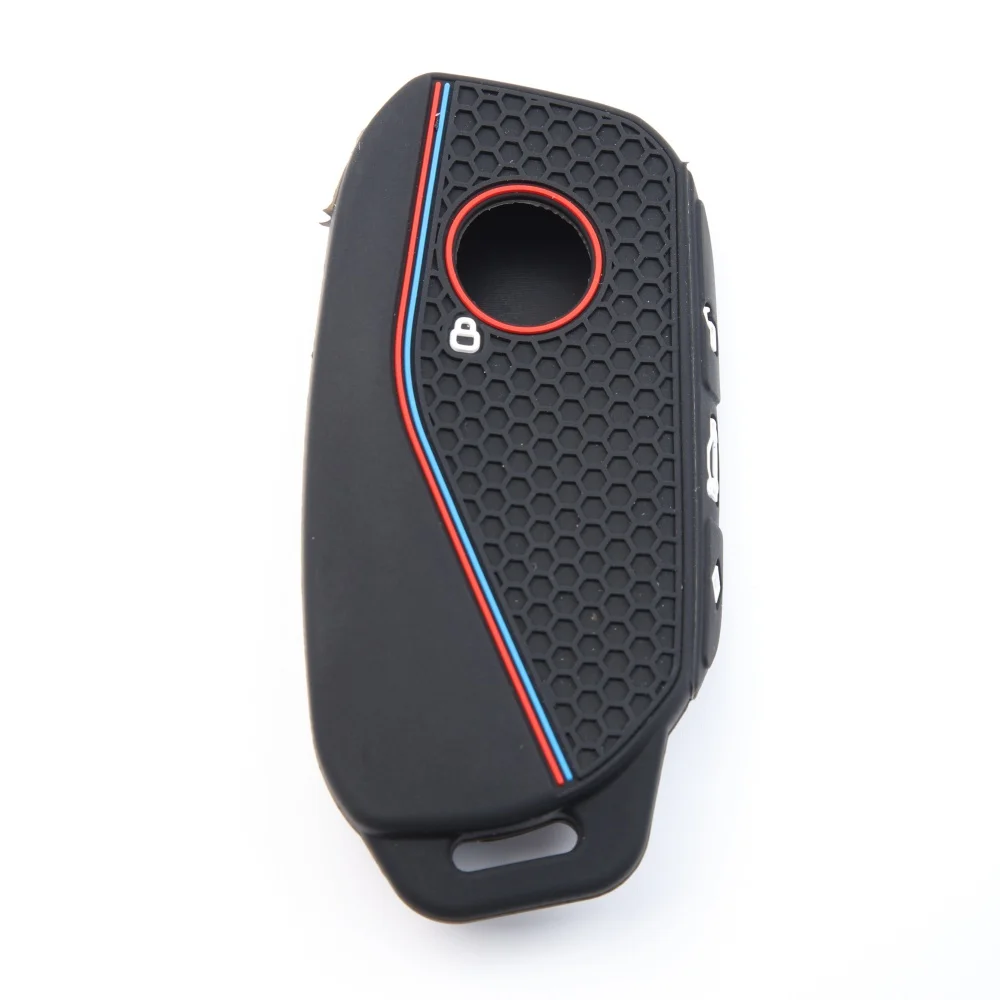silicone holder key cover Accsesories car key case keychain for BMW Series 7 735i 740Li X7 X1 U11 2023 I7 G07 LCI XM