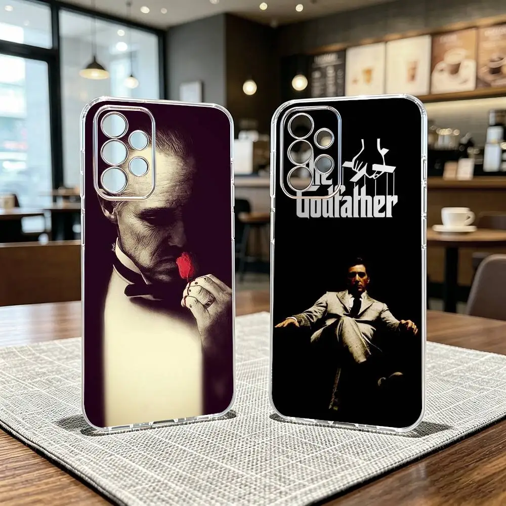 D-Don Vito Corleone-e Phone Case Transparent Silicone Soft For Samsung S25,S24,S21,S22,S23,S30,Ultra,S20,Plus,Fe