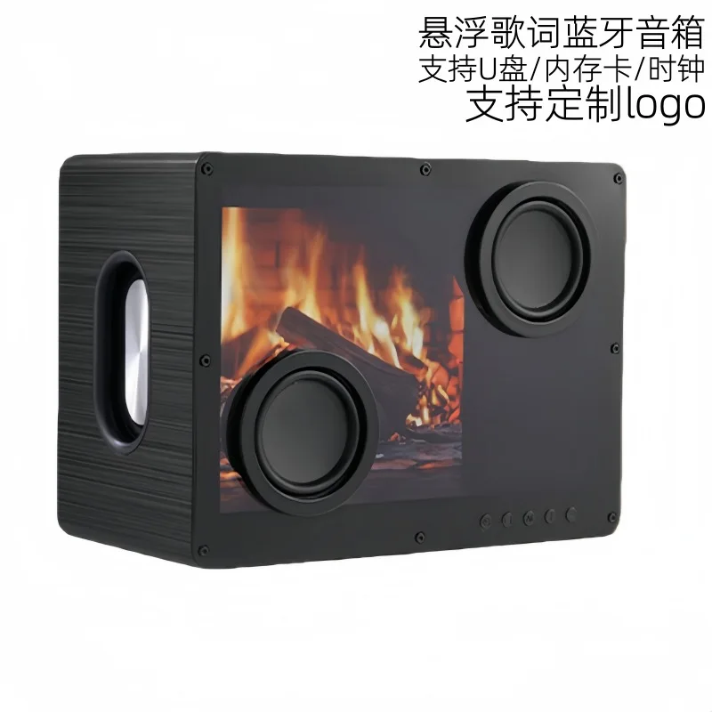 كلمات معلقة جديدة، صوت بلوتوث، ترجمة شفافة، كمبيوتر مكتبي، مضخم صوت، بطاقة مكبر صوت بلوتوث #5