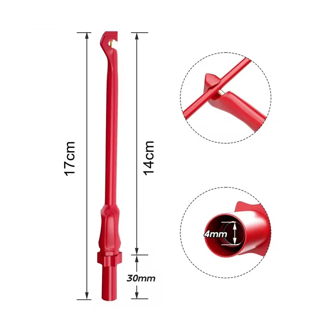 Cleqee P1033B multimetr sondy pomiarowe prowadzi zestaw z przebiciem drutu przebicie 4mm wtyczka bananowa przewody pomiarowe sondy pomiarowe — zdjęcie 5