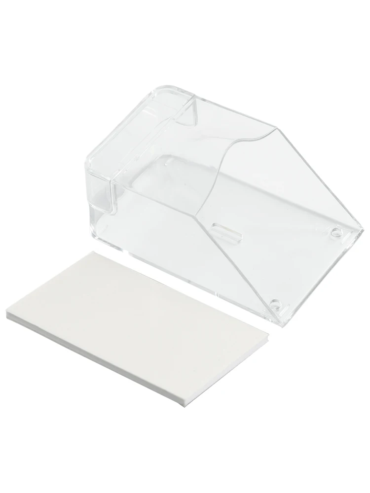 غطاء مقاوم للماء لجرس الباب، جرس باب شفاف، بديل خارجي، ملحقات لاسلكية، غطاء تغليف، زر شفاف #6