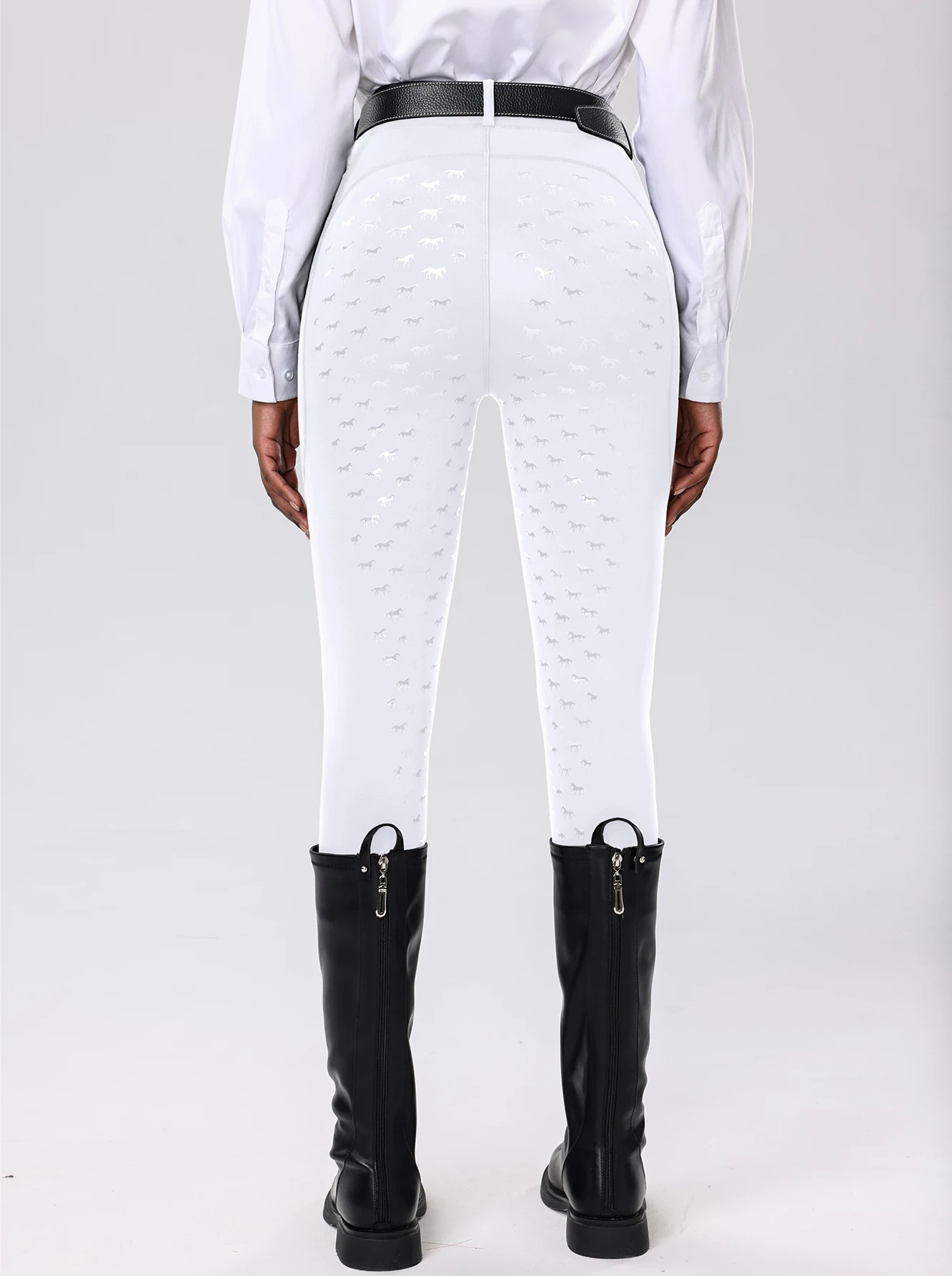 Women's equestrian pants, equestrian sports pants, professional equestrian clothing, all silicone design, high elasticity fabric