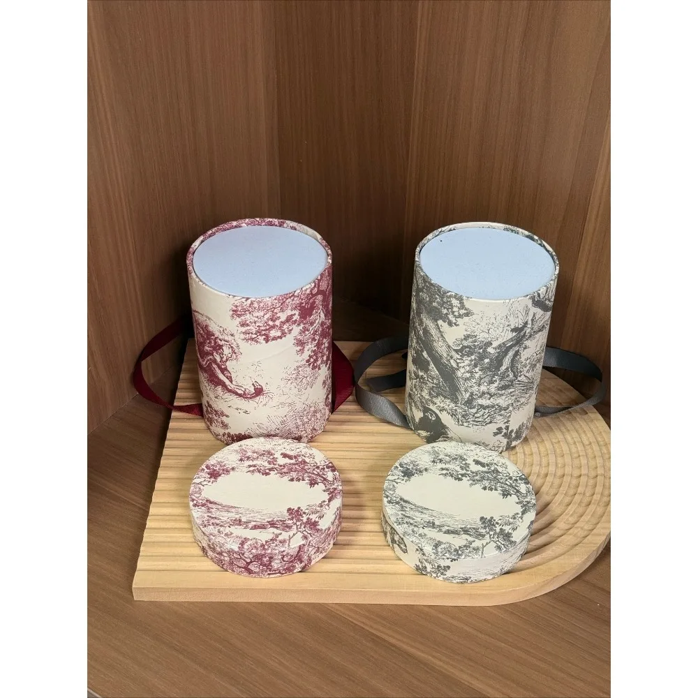 クラシック高級大豆椿セラミック大型円筒アロマキャンドルリビングルーム高級装飾高級ギフト