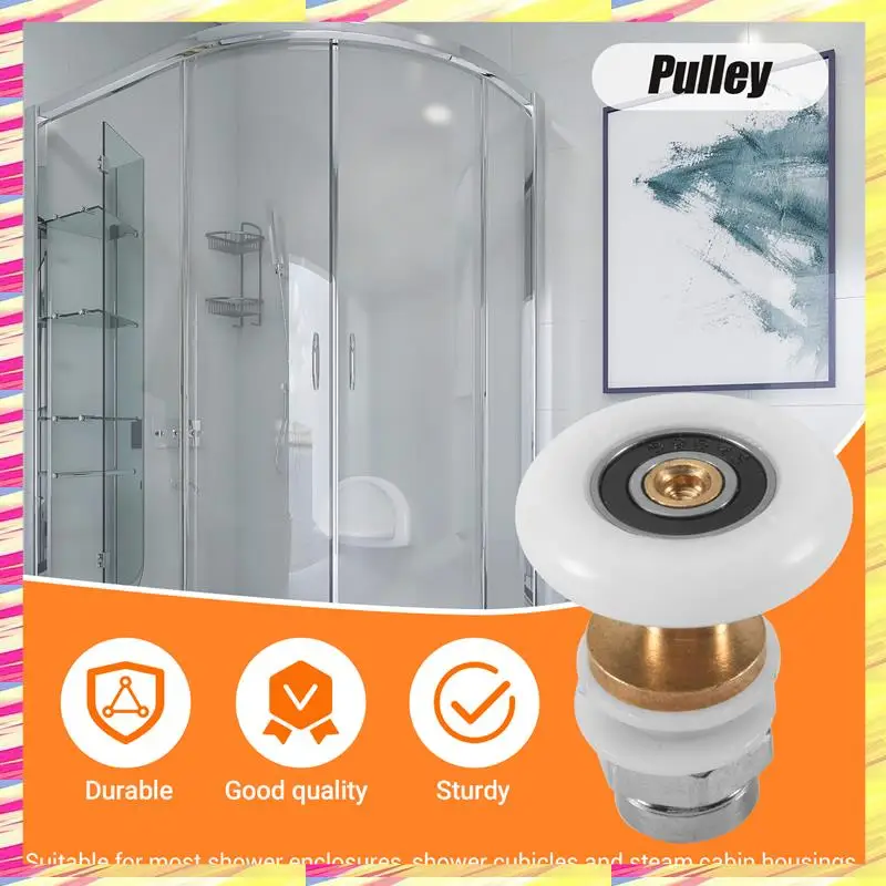 

Роликовые направляющие для раздвижной двери для душа ABJJ, диаметр колеса 27 мм