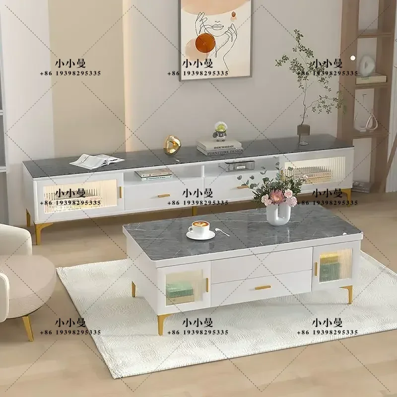 Multifunctional lifting dual-purpose cream wind small apartment living room household integrated multi-purpose table