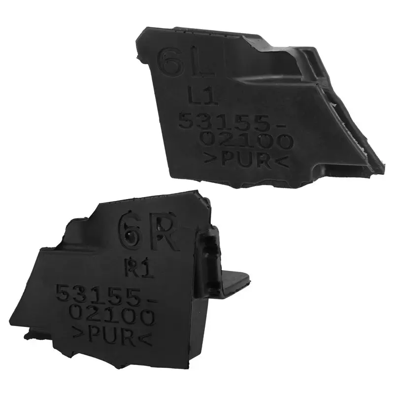 

AEA7-1Pair Engine Cover Buffer Sponge Block 53155-02100 53156-02090 For Toyota Corolla 14-18 Hood Cushioning Radiator Seal