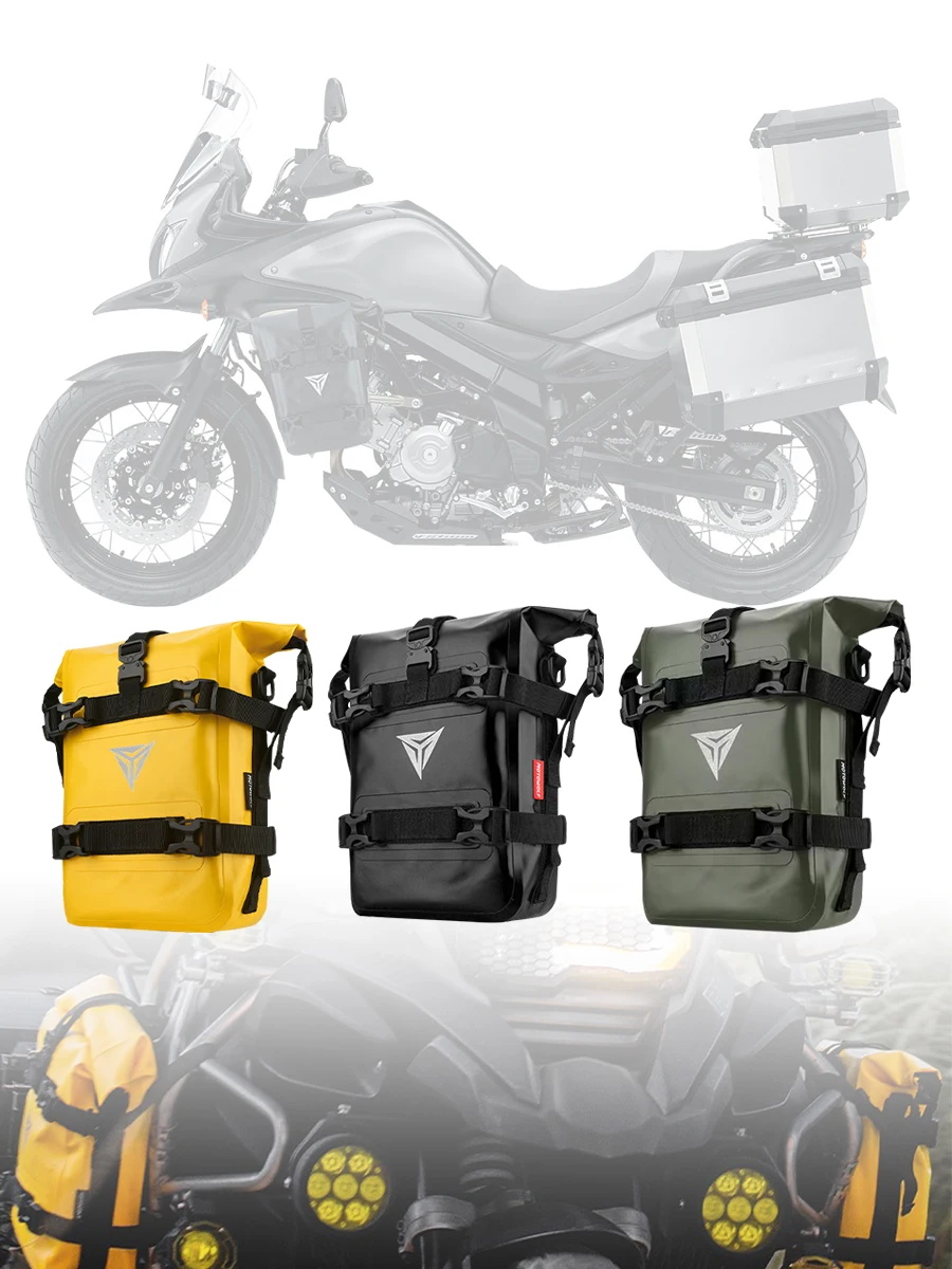Universal Frame Crash Bars Waterproof Bag Repair Tool Placement Bag For HONDA Suzuki BMW R1200GS Yamaha Motorcycle Bag Parts