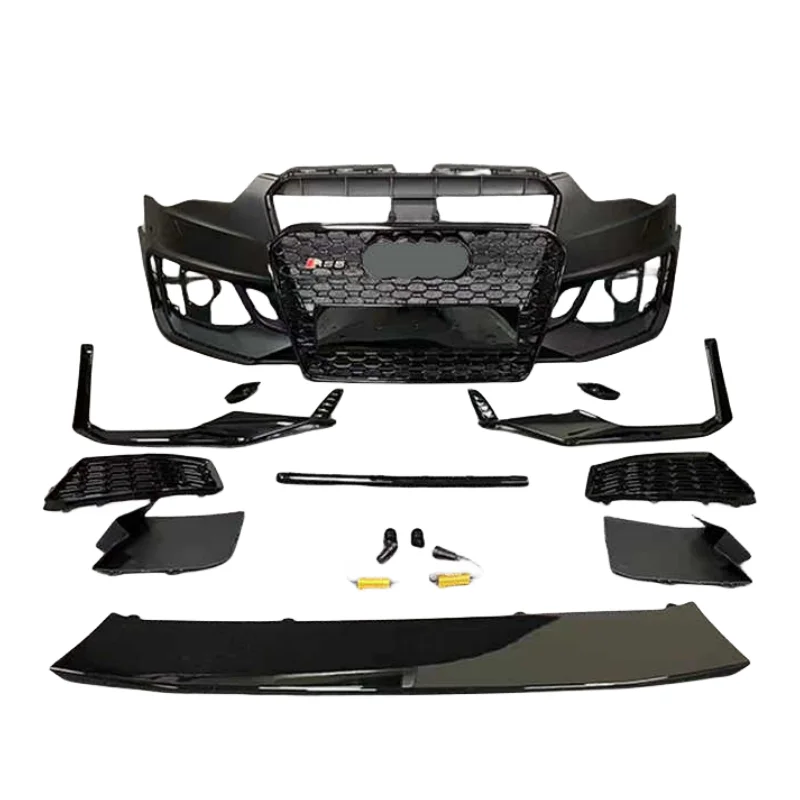 

RS5 B8.5 обновление до B9 передний бампер Гриль для A5 S5 2013-2016 B8.5 Facelift Bodykit производительные детали для автомобиля