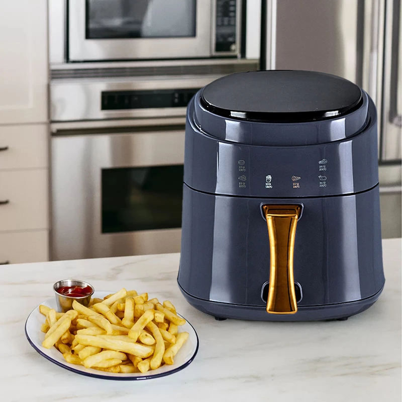 5.5L Kitchen Air Fryer with Digital Controls-Blue