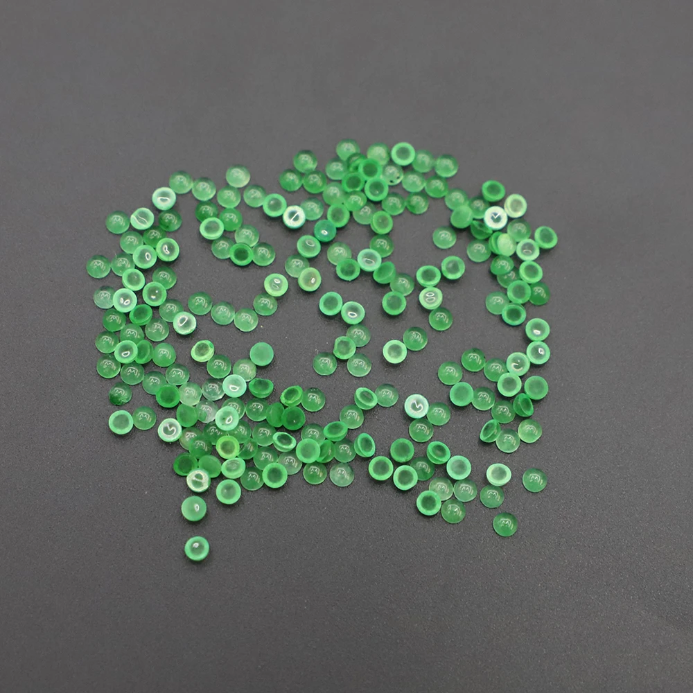 3mm Semi-circular Ring Face Patch Cabochon Natural Stone Red Agate Amethyst Earrings Necklace Accessories Jewelry Making 50P/Lot