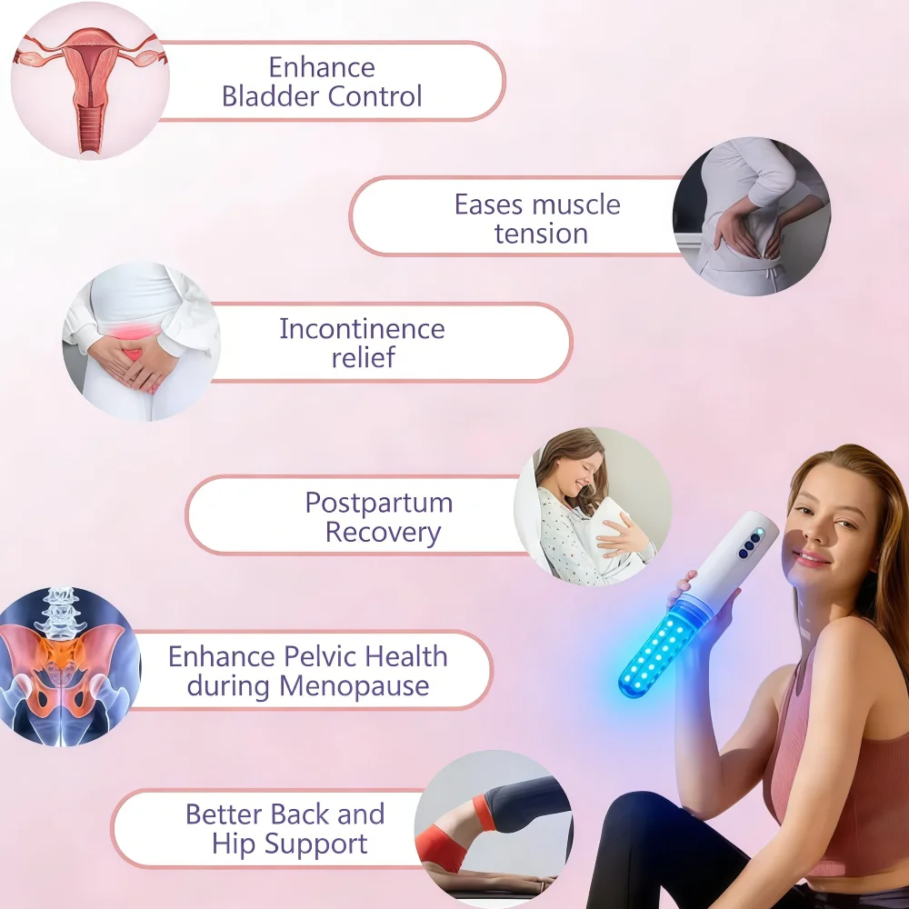 Women's Intimate Hygiene Device, Cold Light Therapy for Feminine Care, Supports Antibacterial Cleansing Freshening, Rechargeable