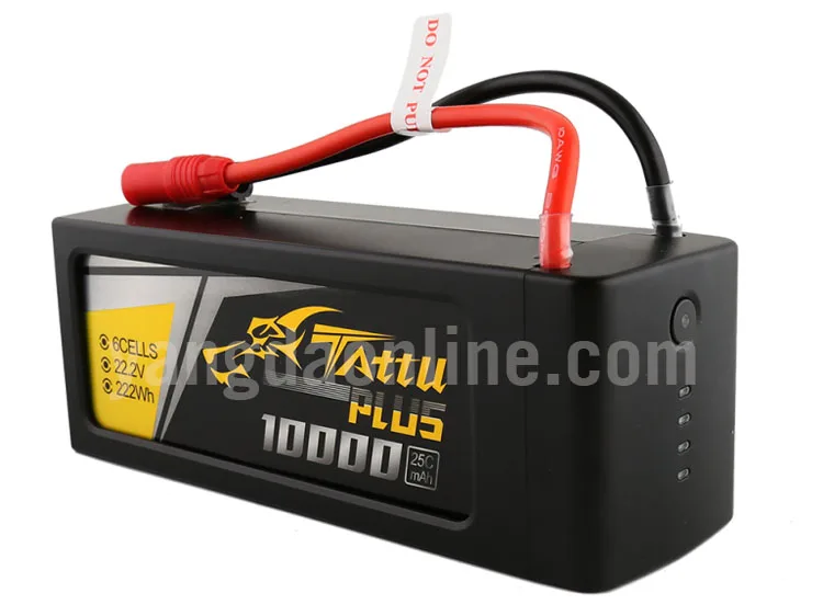 Chinese Tattu Brand 10000mAh Plus UAV Battery with XT90 Connector