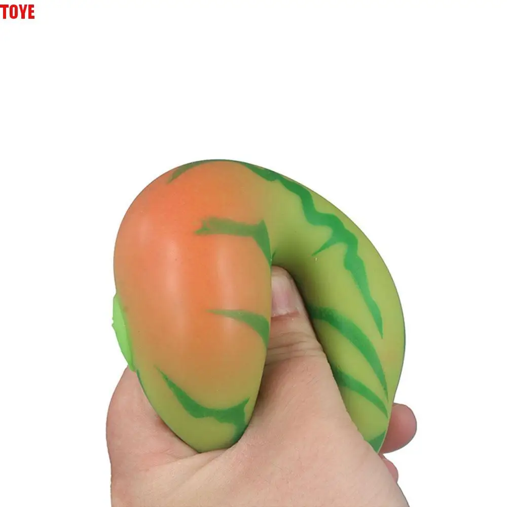 Funny Sensory Toys Watermelon Squeeze Ball Fidget Mini Watermelon Watermelon Toy Trick Color-changing Quick Rebound Adult Gifts