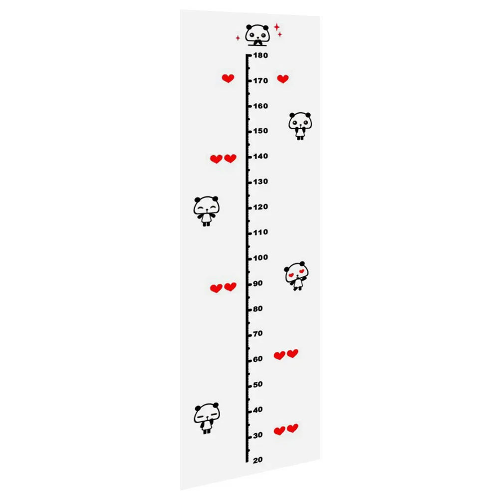 

Kids Height Measuring Sticker Acrylic Cartoon Bear Wall Decorative Decal Children Room Stickers Smooth Surface Practical Durable