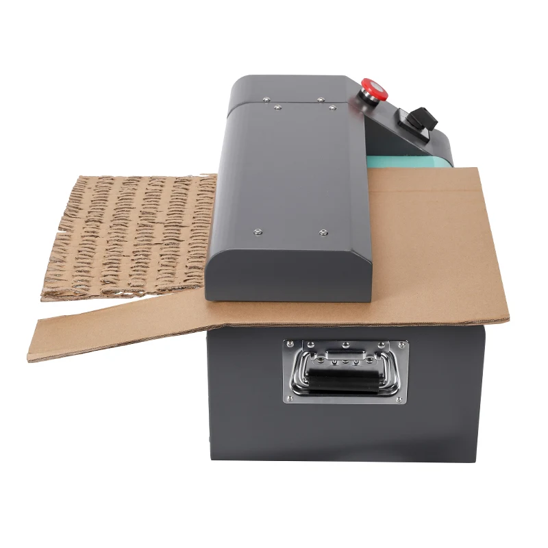 350mm Recycling   Corrugated Carton Box Mini Cutting  hine Honeycomb Cardboard Shredder  hine for Packaging Material