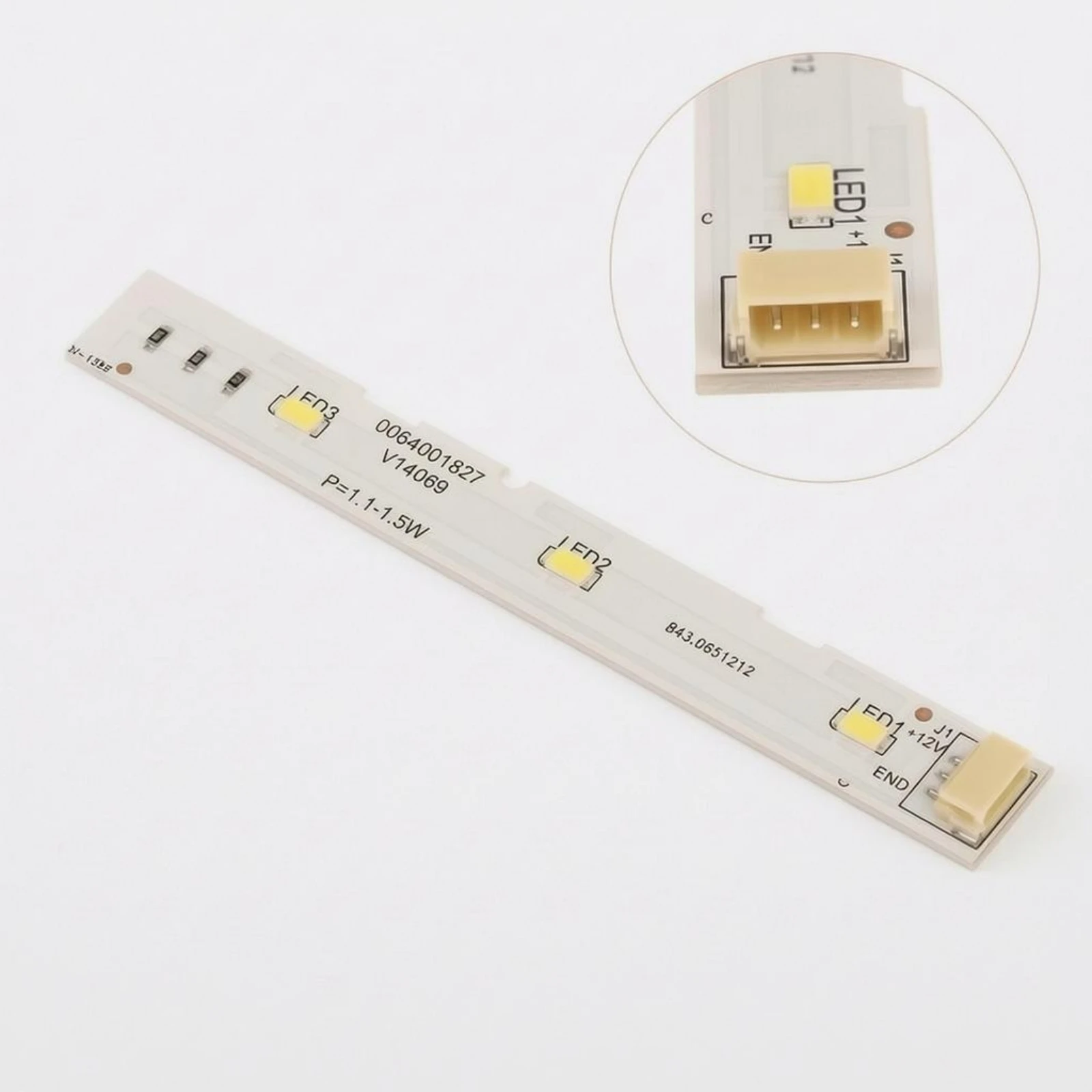 Refrigerator LED Strip 12V Refrigerator Light Board LED Light Board 1.5W Home Appliance Part Interior Lighting
