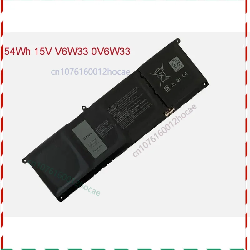 

Новый аккумулятор 54 Втч 15 В V6W33 для Dell Inspiron 5310 5320 5510 5515 P145G P106F Быстрая доставка