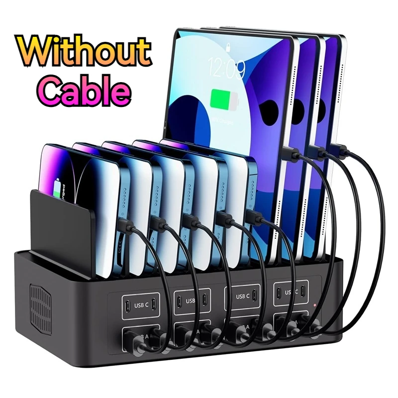 

150W Universal Multi USB Charger 16 Port USB Type C Fast Charging Station Stand For Ipad Iphone 17 16 Samsung S22 Xiaomi Tablet