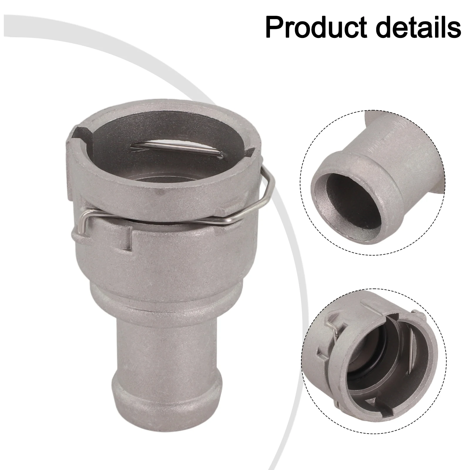 Coolant Hose Flange Silver Coolant Hose Connector OEM Part Number 3B0122291B According To Factory Specifications