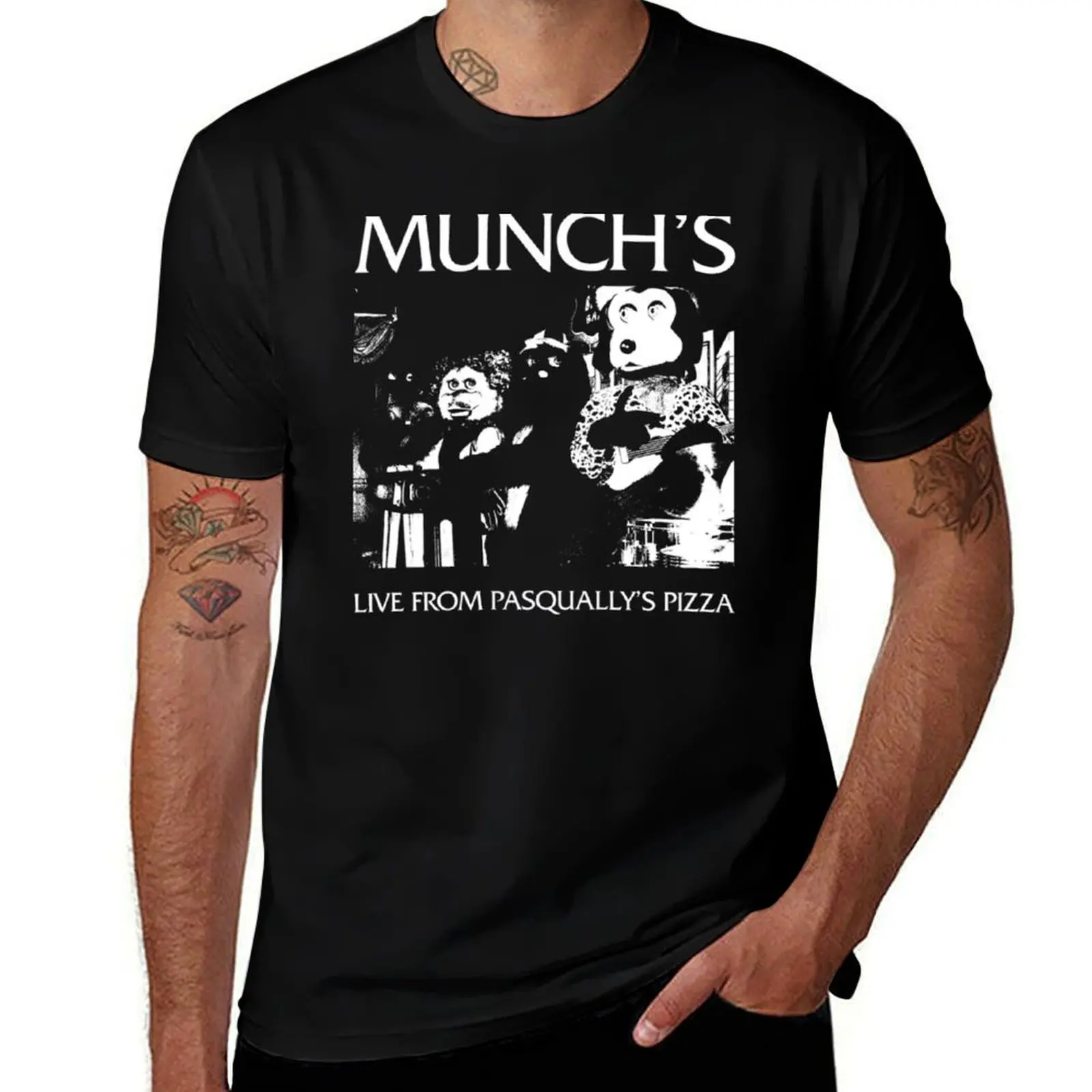 

PUNK CHUCK E CHEESE SHIRT T-Shirt g man t shirts for men cotton t shirts high quality cotton t shirt man T-shirt