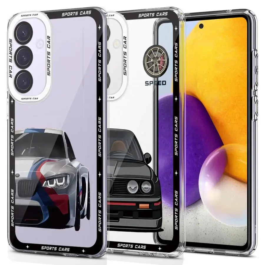 JDM Sports Cars phone Case for Samsung A11 A12 A13 A14 A15 A23 4G 5G A24 4G A25 A33 A34 A53 A54 A35 A55 5G