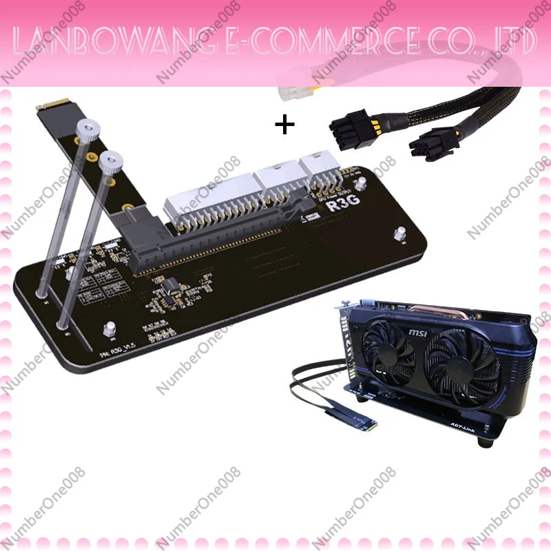 

M.2 NVMe edge to PCIe x16 connector ADT-Link PCIe x16 to M.2 NVMe eGPU Adapter R43SG 4.0 eGPU for NUC / ITX / STX / Notebook PC