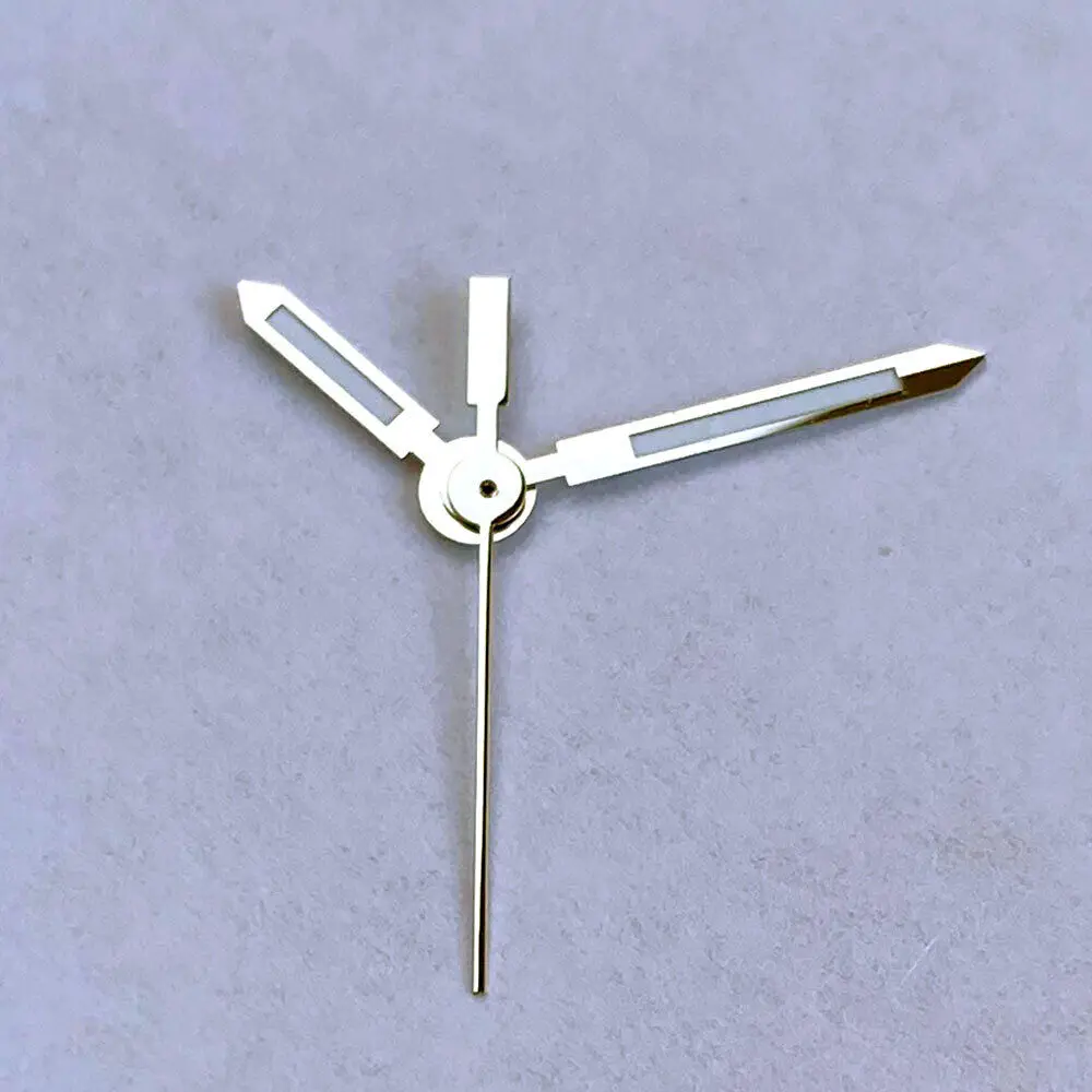 Светящиеся модифицированные стрелки часов, серебряные аксессуары, подходят для NH35 NH36 ETA2824 PT5000