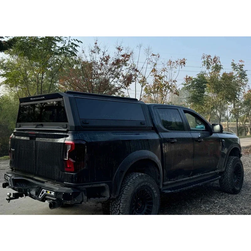 KQX High QualitOff-road Hard TypeAluminum AlloyTopper Pickup Bed Cover 4x4 Pickup Truck Canopy for 1500 Tundra Titan