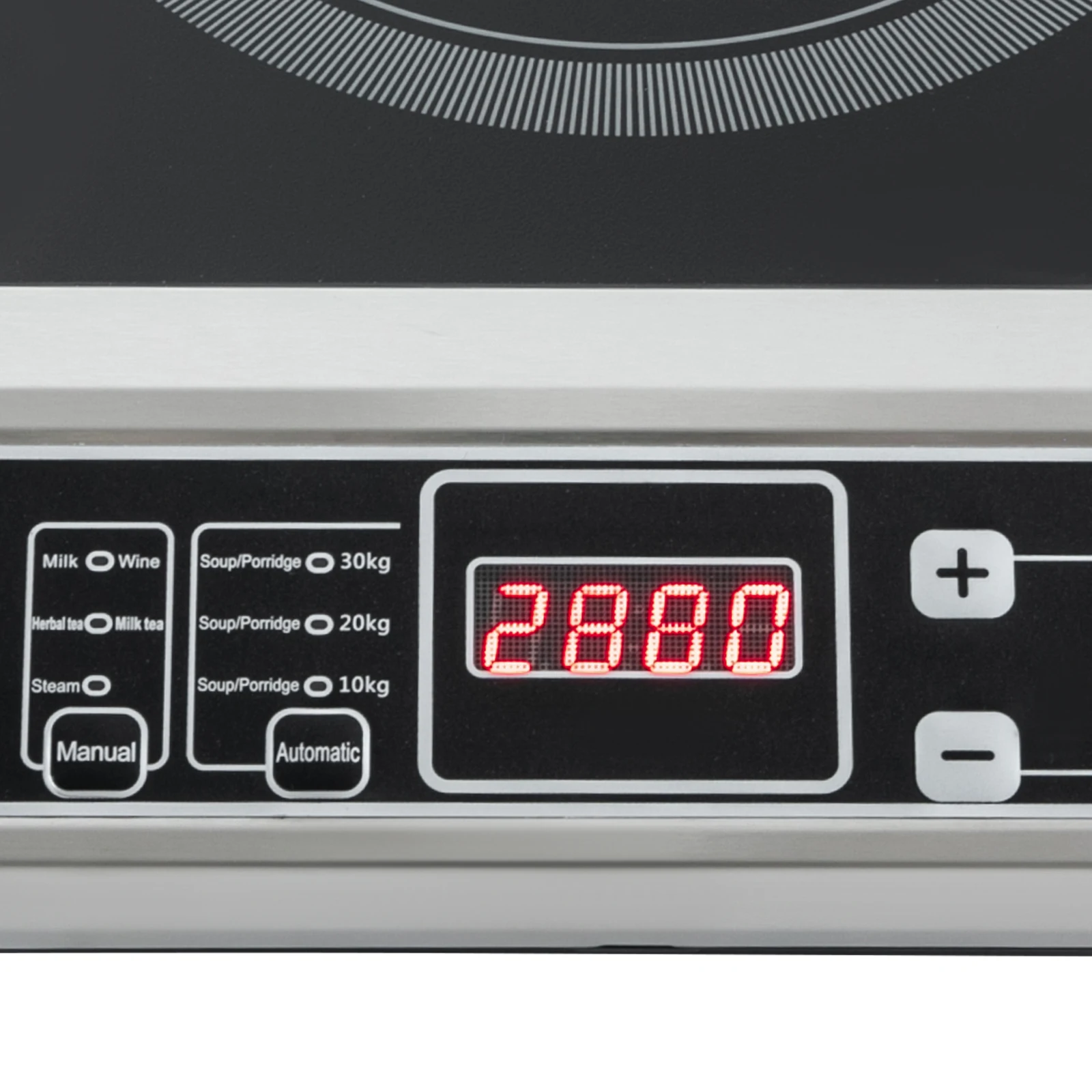 موقد الحث الكهربائي المحمول | موقد حثي 3500 واط مع 8 مستويات لدرجة الحرارة | زجاج البلورية الدقيقة #4