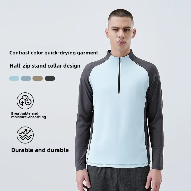 nova-camiseta-esportiva-ao-ar-livre-masculina-gola-alta-correndo-roupas-de-secagem-rapida-montanhismo-caminhadas-esportes-casual-camiseta-interna