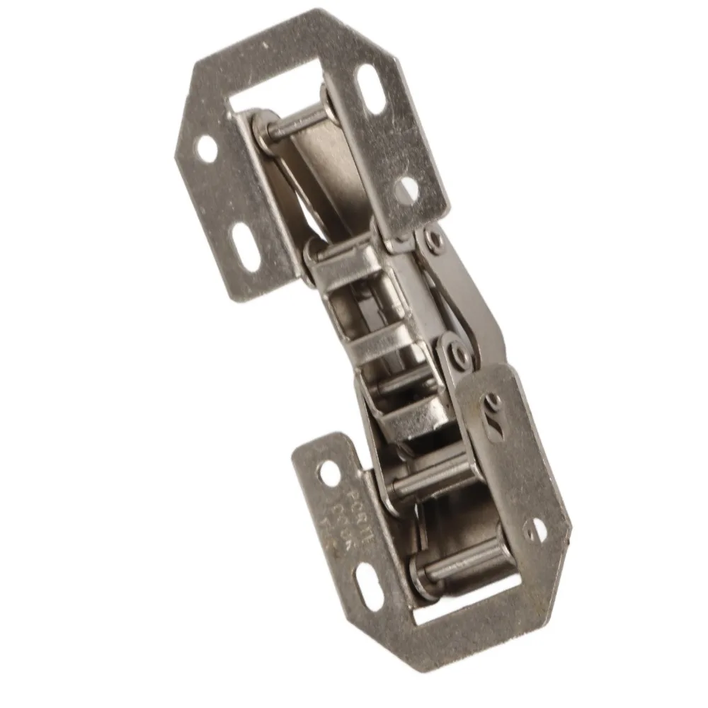 10Pcs Practical 3 Inch Hinge No Drilling Easy Install Cabinet Hinge Bridge Type Bridge Hinge Furniture Use