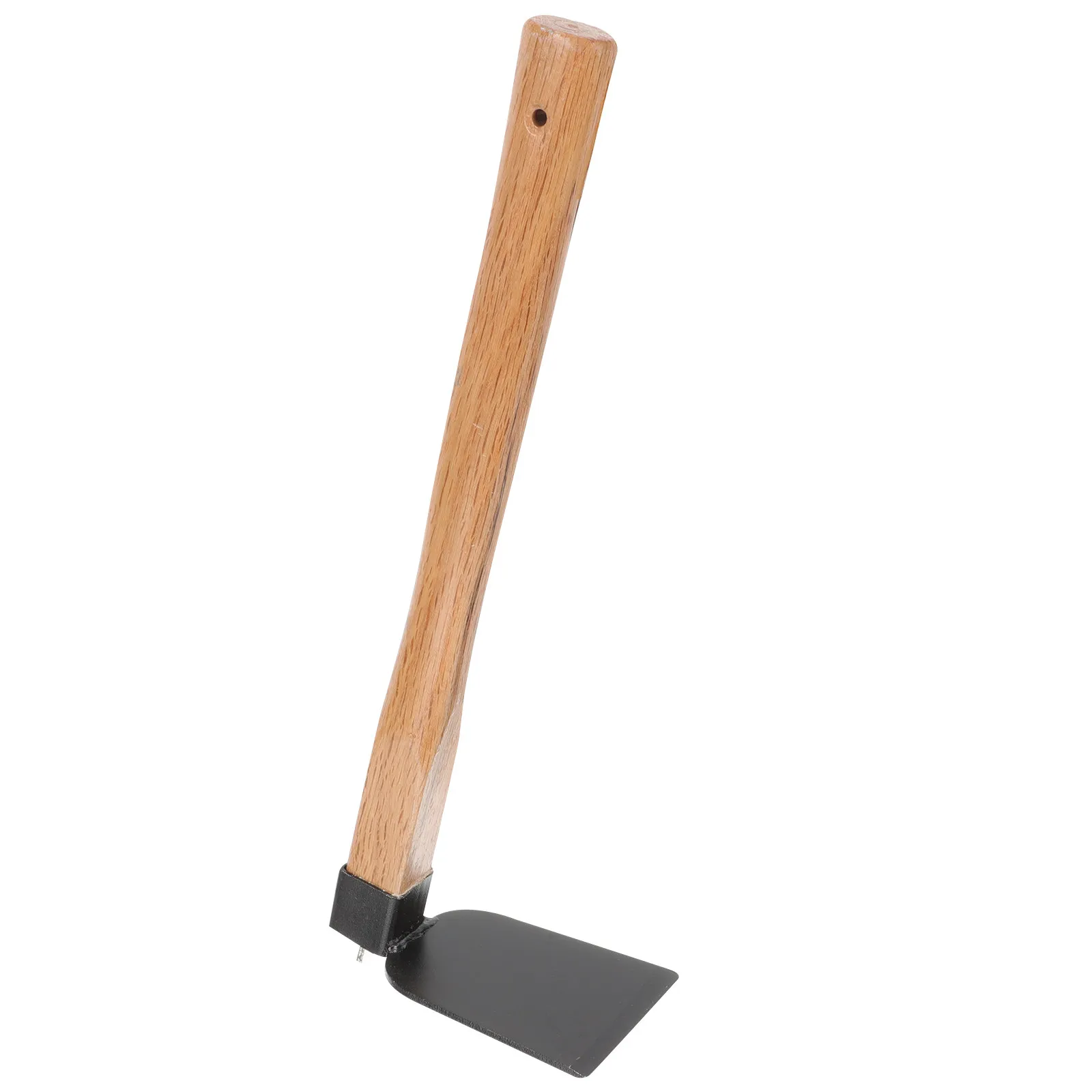 Wooden Handle Portable Garden Hoe Premium Iron Gardening Tool for Weeding Digging and Soil Loosening Outdoor Farming