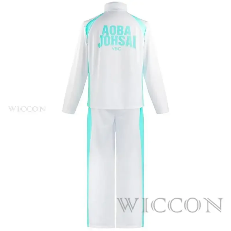 Anime Haikyuu Oikawa Tooru cosplay costume Aoba Johsai High School Volleyball Team Sprotswear Jacket Halloween Costume for Men