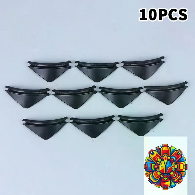 10pcs Spring Cargo Path Plastic Scraper For Snack Vending Machines Spiral Product Pusher Spring Plastic Black/White
