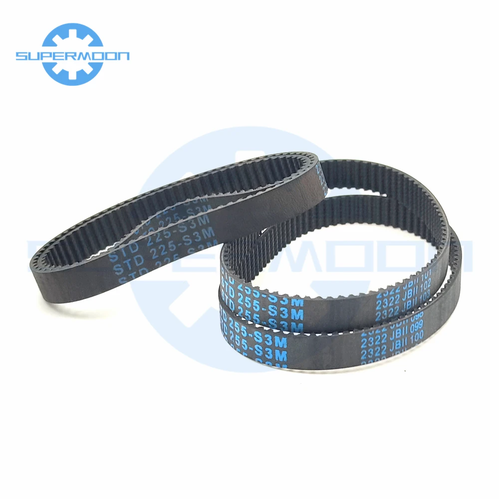 S3M Timing Synchronous Belt length 135 138 141 144 147 150 153 156 159 162 165 168mm Width 6-20mm Rubber Power Transmission Part