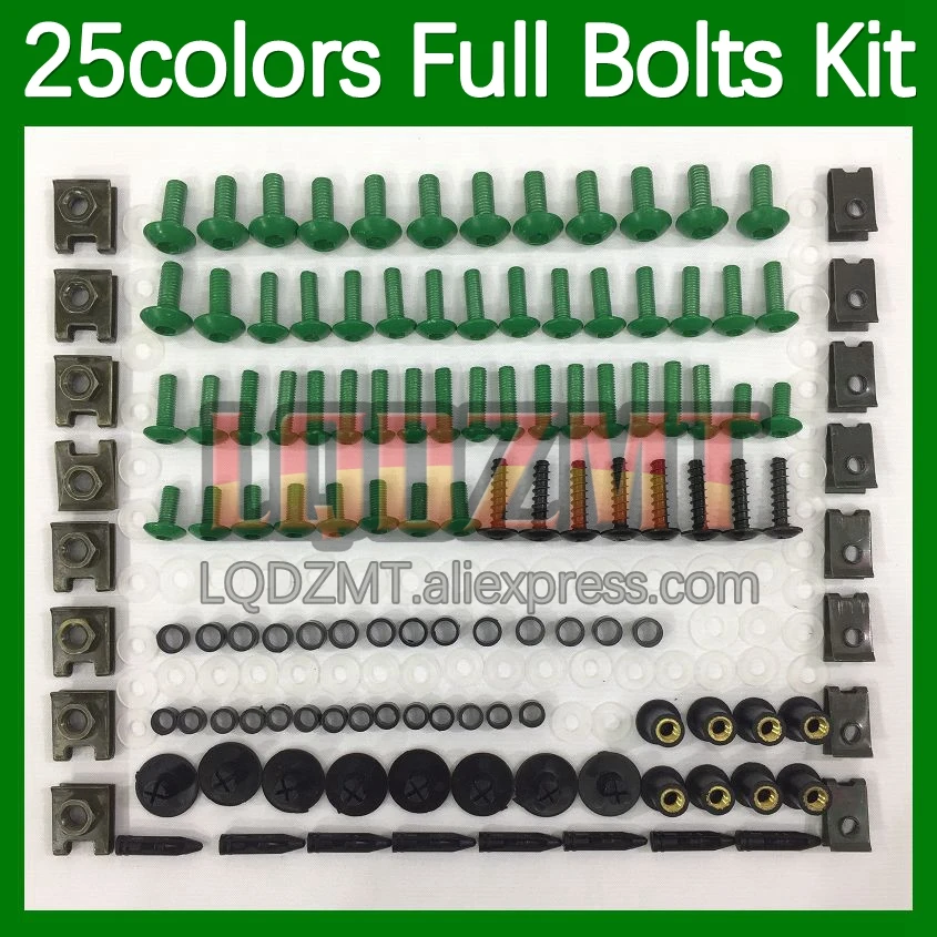 268pcs Body Bolt Full Screws Kit For HONDA VFR800 VFR 800 VFR800RR 02 03 05 06 2007 2008 2009 2011 2012 Fairing Bolts screw Nut