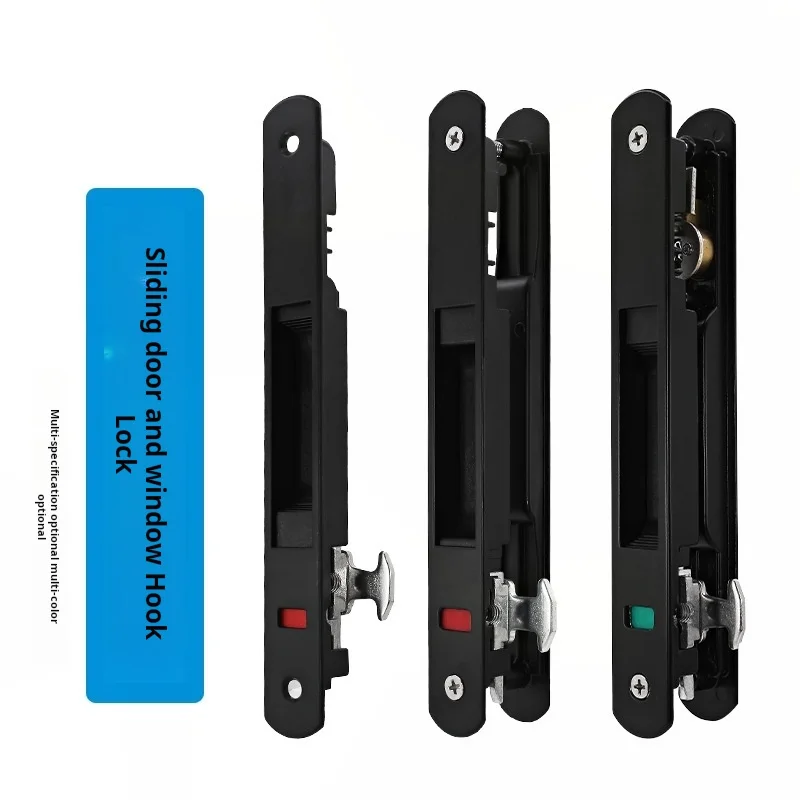 90 Series Aluminum Alloy Door and Window Hook Lock Sliding Window And Door Anti-Theft Lock Latch For Sliding Windows