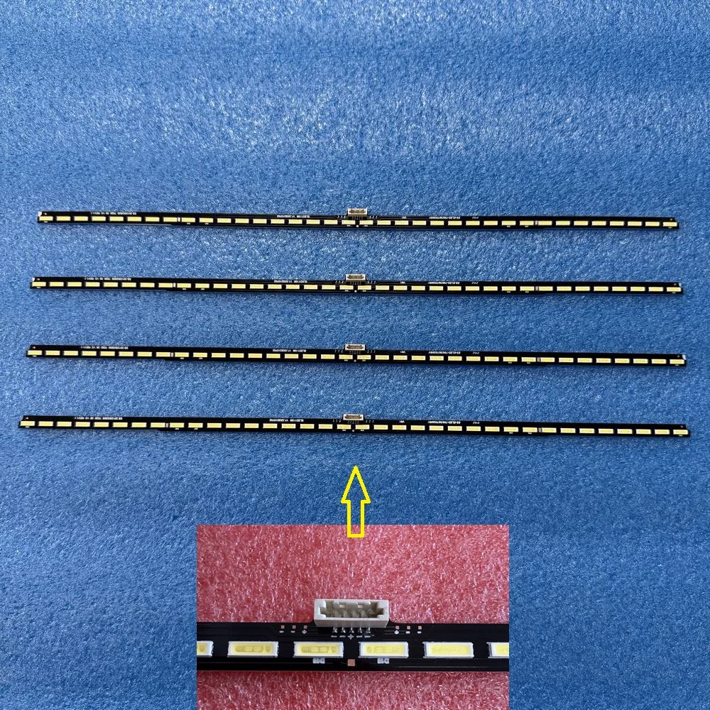 4pcs/set LED Backlight Strip For LTA550HQ25 LJ64-03329A 55PFL8008K 55PFL8008S 12 77 55PFL8007K 55PFL8007T/12 55PFL7007K