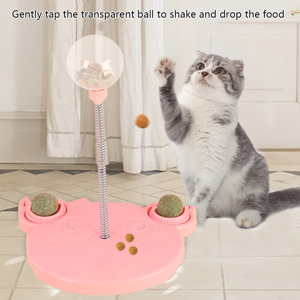 Cat Feeder Indoor Interactive Treat Toy For Self Playing