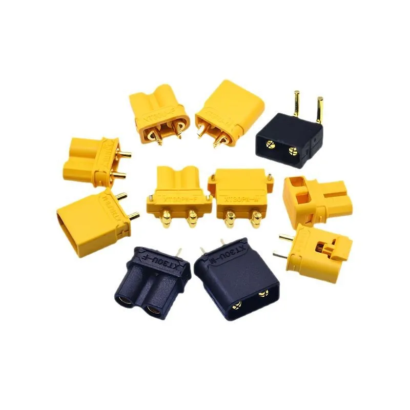 Amass XT30U-F XT30UL XT30UD/PW/UPB/30PW-M36 XT30U-M High Current Gold-plated Battery Plug Model Aircraft Plug Wholesale Price