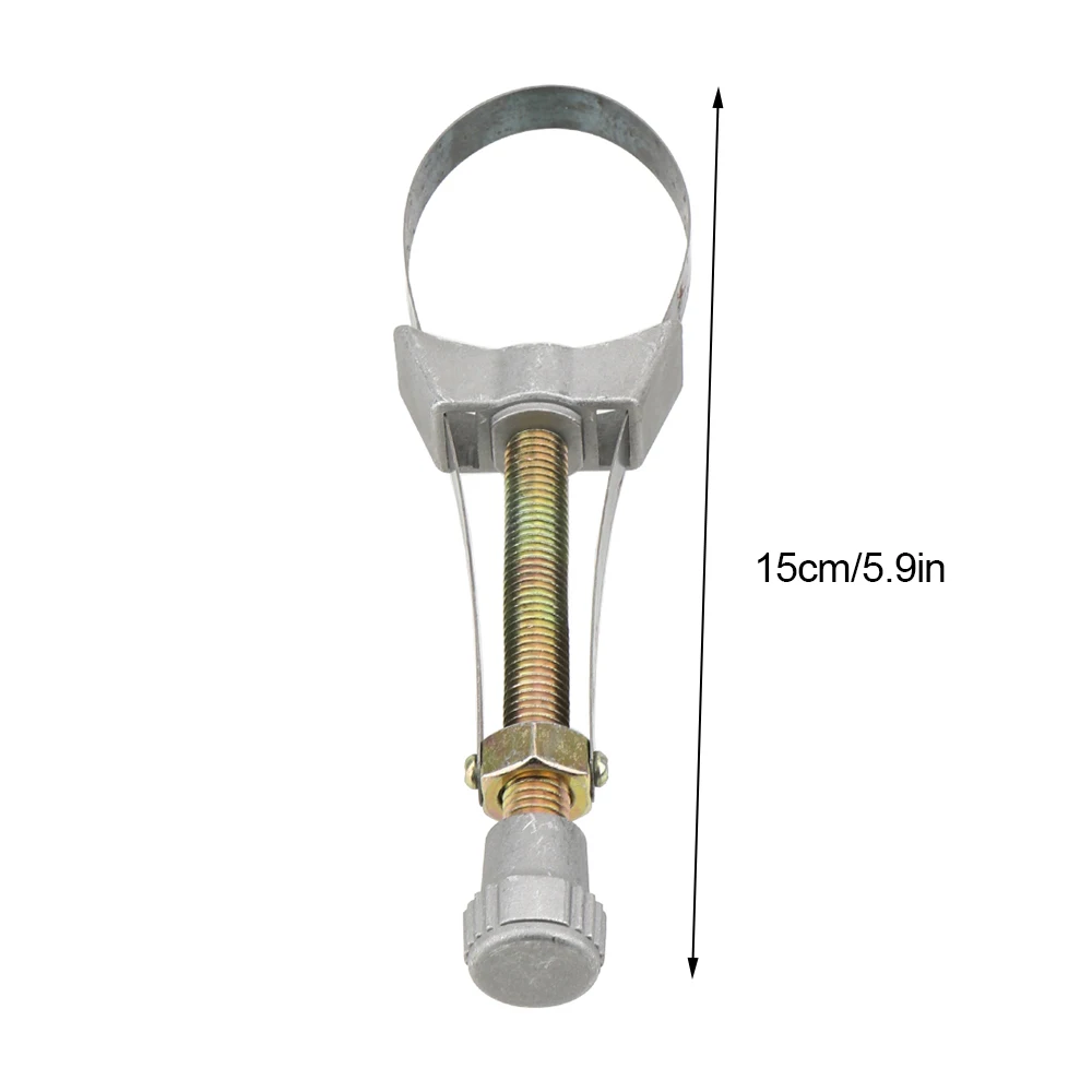 Car & Motorcycle Wrench Hand Tools Oil Metabolic Filter Removal Repair Tool 60mm to120mm Diameter Steel Strap Wrench