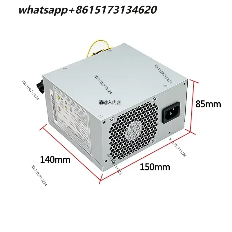 500W 10 Pin Power Supply Unit Silent Desktop PSU Compatible with FSP500 FSP400 40AGPAA 8P Graphics Card