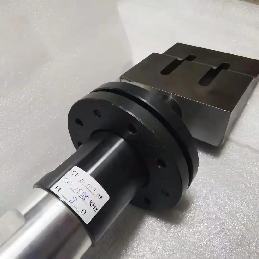 CompatibleUltrasonic Transducer Welding High Power With Horn Flange Whole Set For Mask Machine Sealing Parts 18K 2200W 110x25mm