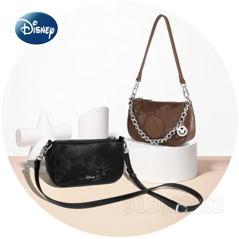 Disney Mickey New Women's Handbag Luxury Brand Original Fashion Women's Shoulder Bag Cartoon Casual Women's Bag High Quality