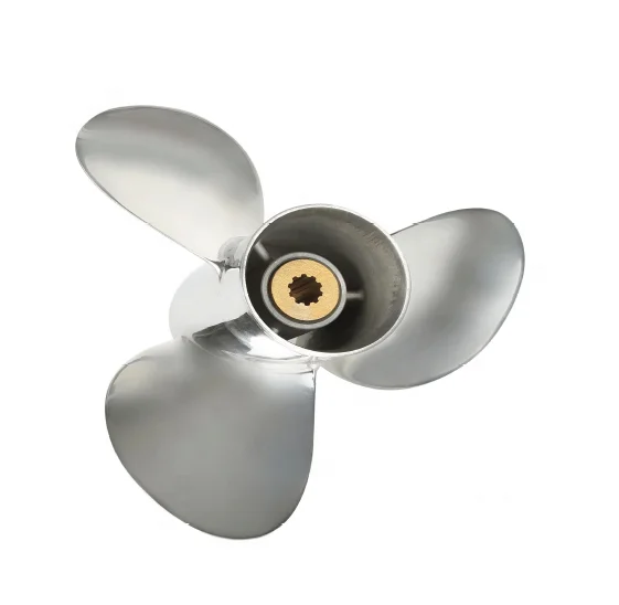 marine yacht ship boat parts Stainless Steel Propeller fit 40-60HP Outboard Motor